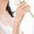 六福ジュリー18 K金一生依存ダイヤモンドレスレッジ女性の結婚ブレット定価商品モデル番号23608主16点/H色VS白18 K/8.93グリム