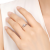 サカムハートのキッドダー18 Kダイ女性指輪女性用結婚指輪30点F-G/エスポト