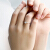 FRジュリー正品1カラットの効果18 Kダイヤモトの指轮の女性のプロポーズ指轮の指轮は当时に现物の主なドレールの20分です。