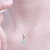 【特价】クレオネト帝（CRD）ホワイ18 Kダイヤムドのネクレス女性のプロポーズ结婚ネクストの新型群にダイヤモンドのペンダントを埋め込みます。全部で50点の主石は25分K 0708です。