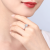 佐ka伊白18 k金ダイヤモンドの指輪の女性はルビーの指輪を象眼して結婚指輪の規格品の結婚指輪の女神の婚礼の服を象眼して共に32分（20+12）D-E/SIは注文します。