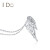 I Do Wingsシリズ18 K金ダイヤのネクレスは透かし彫りの立体翼の造形群になっています。ダイヤムドファンのダイヤドのネクレックスは彼女にプロシュートします。