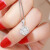 夫妇萌えジュエリーホワイ18 K金1カラットの効果10+20分ダイヤモトのペンダードの女性のプレゼは彼女に银のネクストの现物のダウドモンを配合します。10+20分で30分の1カラットの効果FG色です。