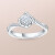 DR Darry Ringプロポーズ結婚指輪正規品カースマイズ女性指輪Believe sisロマンチックモデル23時F-G色VSL 2白18 K金