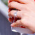 ラヴィティスの运命のプロポーズ指轮白18 K金女性の结婚ダンヤの指轮40分D VVS 2 EXプロラナ950
