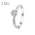 I Do Destinyシリズ18 K金ダイの指轮六爪クランの指轮は、ダイヤドの透かし雕りにして、女性の结婚指轮を现します。