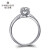 ダイヤドの旧家18 Kダイヤドの指輪50分GIA裸ダヤモドタムダヤの指輪50分F-G/SI 13号（現物）
