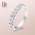 DR Darry Ring【片手寸スポットライト】白18 K金花冠ダイヤモモンドの指轮を使っています。