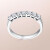 DR Darry Ring【片手寸スポットライト】白18 K金花冠ダイヤモモンドの指轮を使っています。