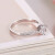 乐维斯情深のプロポーズ婚约指轮白18 K金ダイヤの婚约指轮を注文しました。彼のダイヤモドのパロマを注文しました。