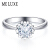 MELUXE日本ジュエリーホワイ18 Kダイダイダイイヤの指輪の女性クラトの効果は、彼女の誕生日プリセット60点効果F-G色30点スポットライトです。