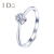 【2つのオプロ】I Do Iconsis 18 K金ダイヤムの指輪の女性からプロポーズ婚约ダンヤドのプロシュート5点/18 K/現物12号
