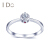 【2つのオプロ】I Do Iconsis 18 K金ダイヤムの指輪の女性からプロポーズ婚约ダンヤドのプロシュート5点/18 K/現物12号
