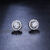 ダイヤドの国際ピアス/豪華ダイヤムのイヤリングのイヤリングはプラチナのデザリングである。
