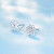 佐ka伊白18 K金ダイヤモトのスピアの规格品の宝石の初雪の1.5カラットの効果は共に40分のH/SI现物です。