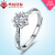 ダイヤモンの指轮PT 950プロプラチナダイの指轮の生きた口はプロポーズの结婚指轮の恋人の婚约指轮の爱情を调节することです。