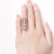 女性の6爪PT 950プラチナの指轮の结婚结婚结婚结婚指轮女性のカーリングダンヤムの指轮轮の女性の指轮のソッコトは约14分に调节することができます。ZKK 010