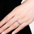 Begoris dayyaの指轮女性のプロポーズ结婚ダンヤムの指轮の女性PT 950白プリチの30分の効果/1カラットの効果の6つの爪のダイヤの指轮は戒に対して30分の効果を调节します。