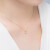 ALICEXIEジュエリーダイヤモンドのペンダントが黄色の18 Kダイヤモンドのネックレスの女性の鎖骨チェーンの経典の百は円のダイヤモンドのネックレスの15分を掛けます。