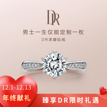 DR Darry Ring白18 K/プラチナ六爪女性のダイヤング結婚指輪は女性カスタム23時H色SI 1白18 K金を使っています。