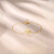 周六福ジュリーLE PAPILLON蝶18 K金ダイヤモルドレッド女性用蝶々ブラストリート辉くKHDB 0533约16+2 cm